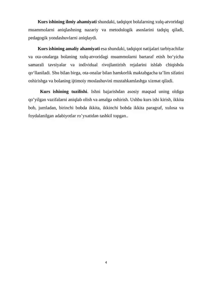 Maktabgacha yoshdagi bolalarning xulq-atvoridagi muammolarini psixologik aniqlash yo'llari 4