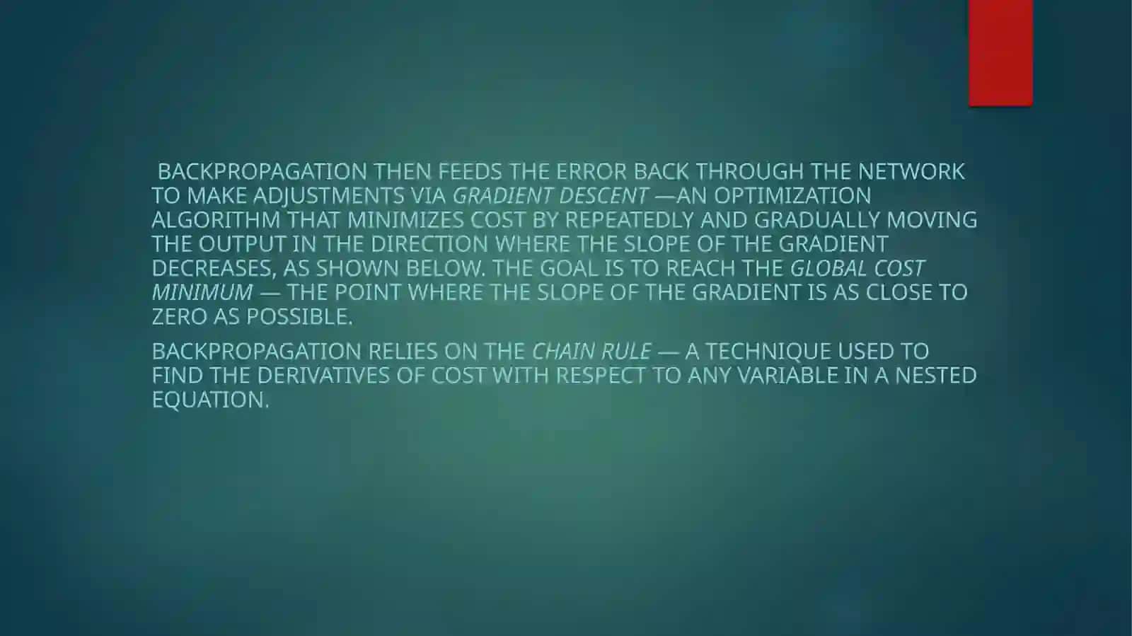 Neural network Chain Rule: Understanding the Backpropagation Algorithm in Deep Learning 4