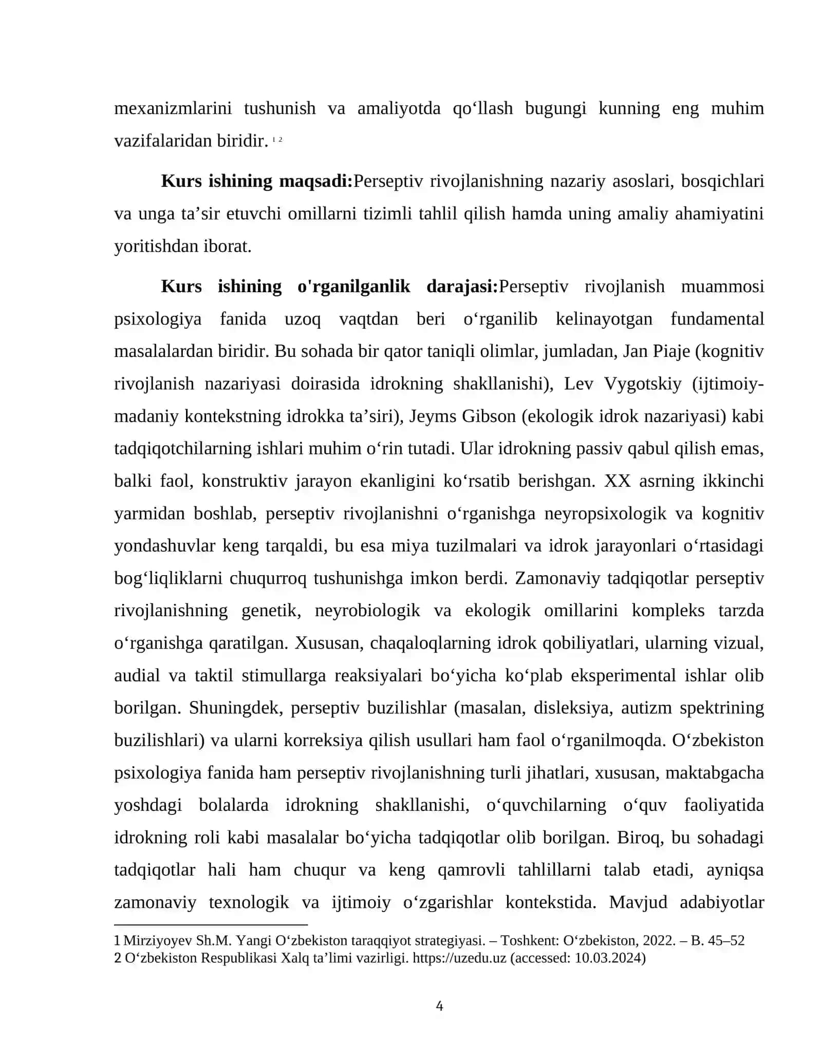 PERSEPTIV RIVOJLANISH 4