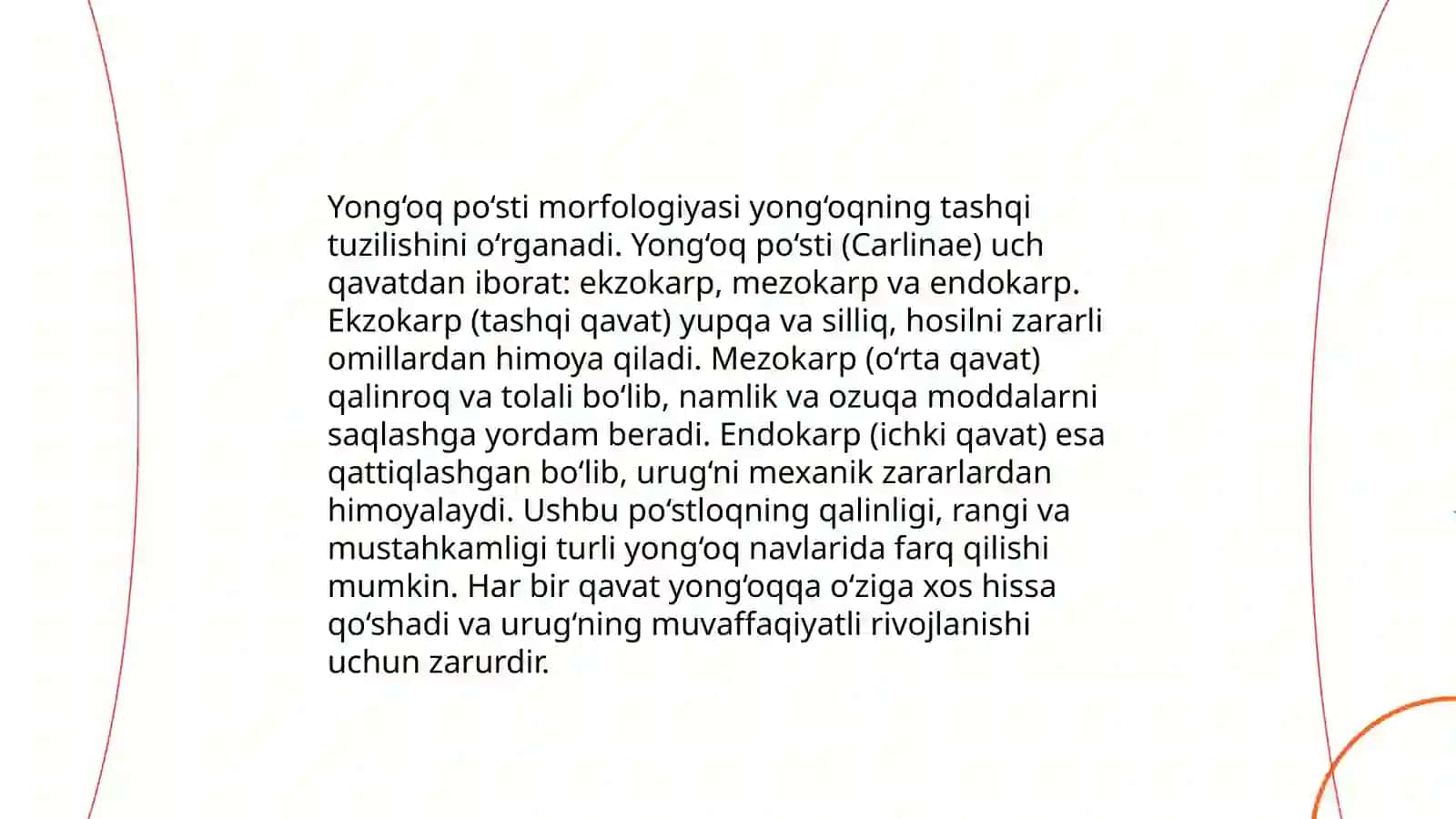 Yongʻoq morfologiyasi va rivojlanishi 4