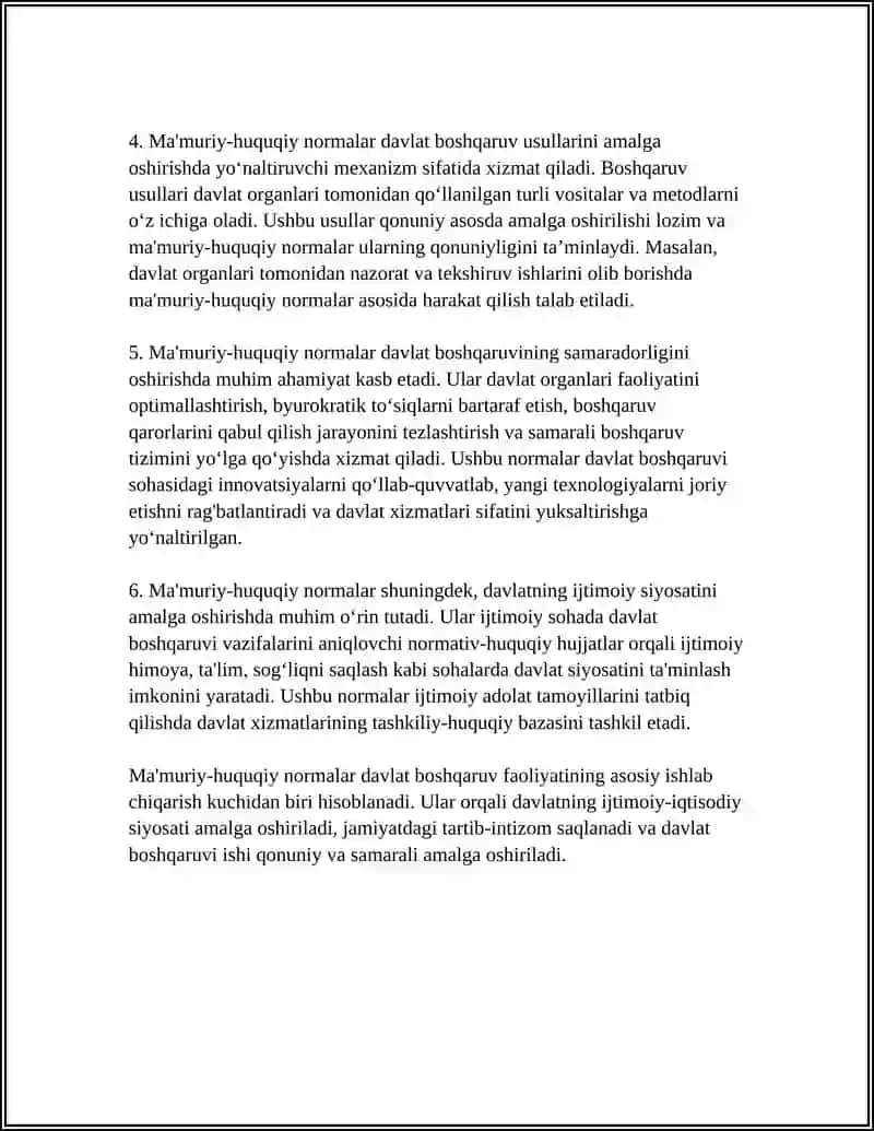 DAVLAT BOSHQARUV FAOLIYATINING MA'MURIY HUQUQIY USULLARI 4