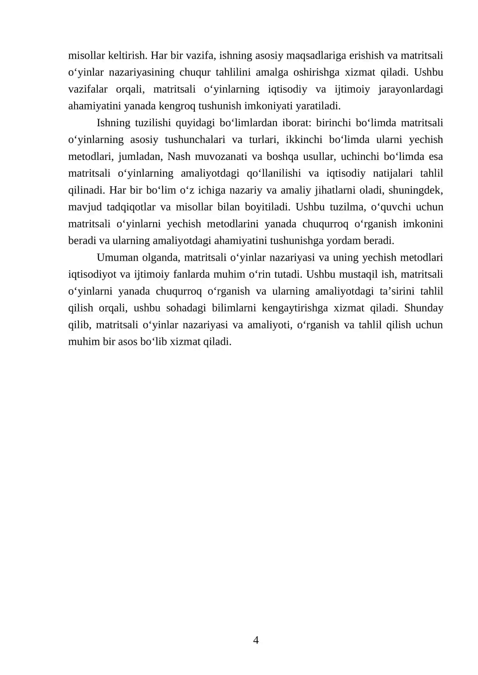Matritsali o‘yinlarni yechish metodlari 4