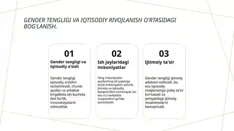 Gender tengligi va ish o‘rinlari statistikasi 4