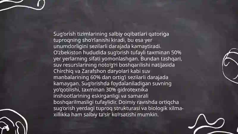Sabzavot ekinlariniyetishtirishda ijobiy va salbiy tasiri 4