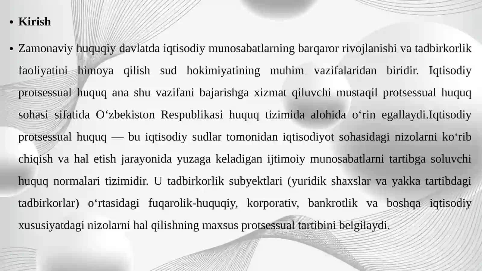 Iqtisodiy Protsessual Huquq Prinsiplari Tushunchasi 4