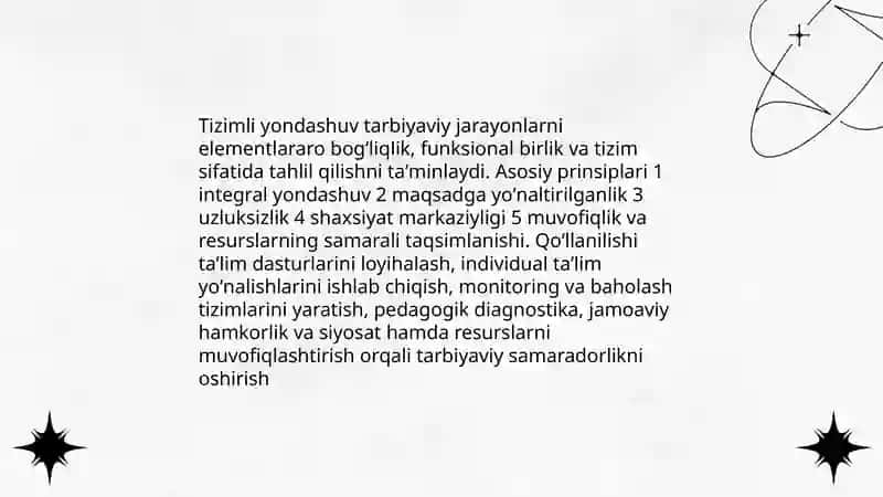 Tarbiyaviy jarayonlarning tizimli tahlili 4