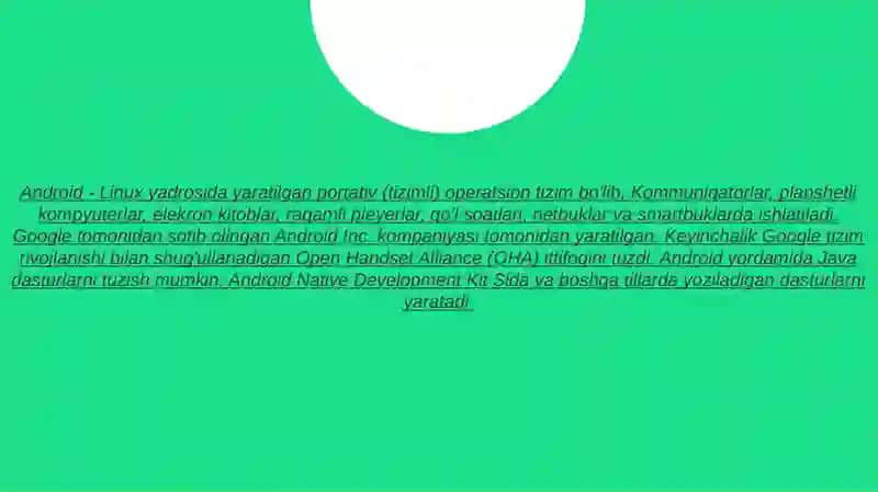 Android operatsion tizimi 4