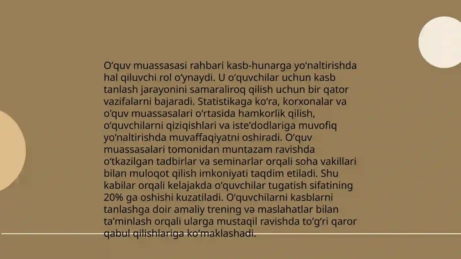 Kasb-hunar ta'limining asosiy maqsadlari 4