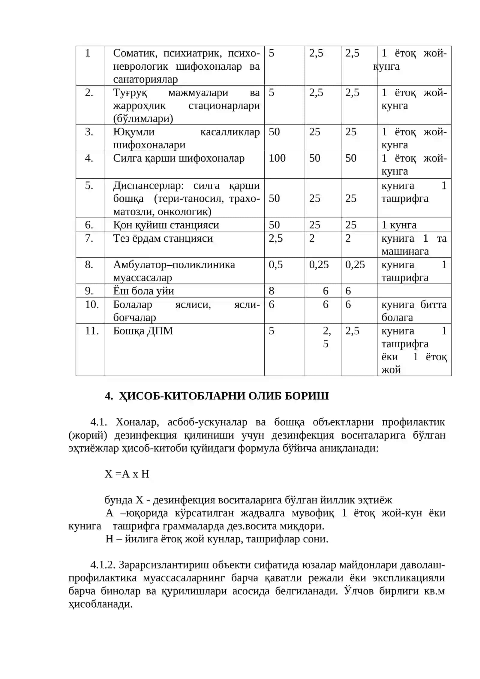 ДЕЗИНФЕКЦИЯ тадбирлари 4