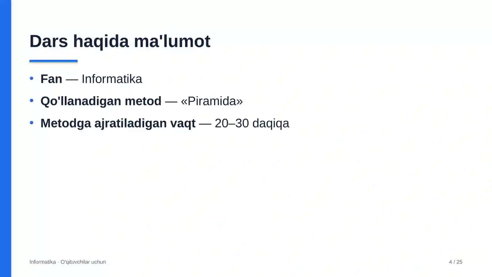 informatika darslarida piramida metodidan foydalanish 1423 4