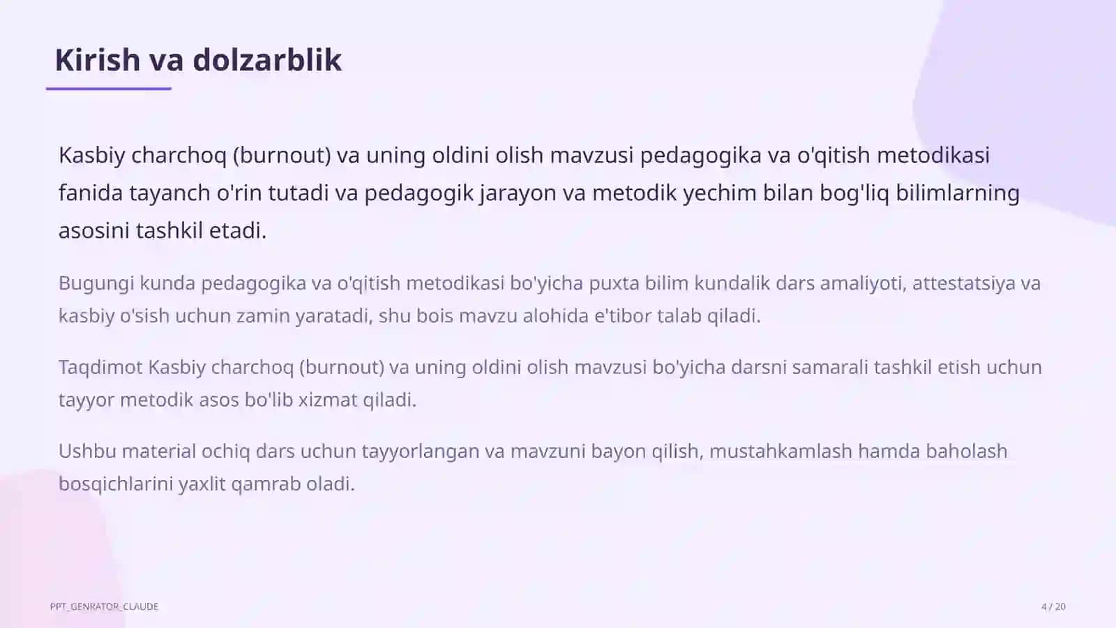 Kasbiy charchoq (burnout) va uning oldini olish 4