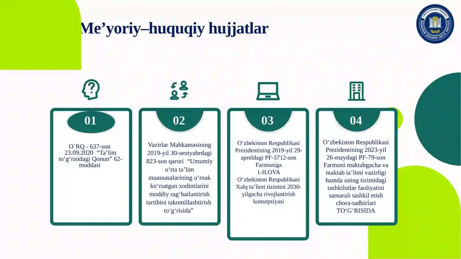 Maktabda moliyaviy hisobotlarni tayyorlashning elektron tizimlari va zamonaviy usullaridan  foydalanish 4