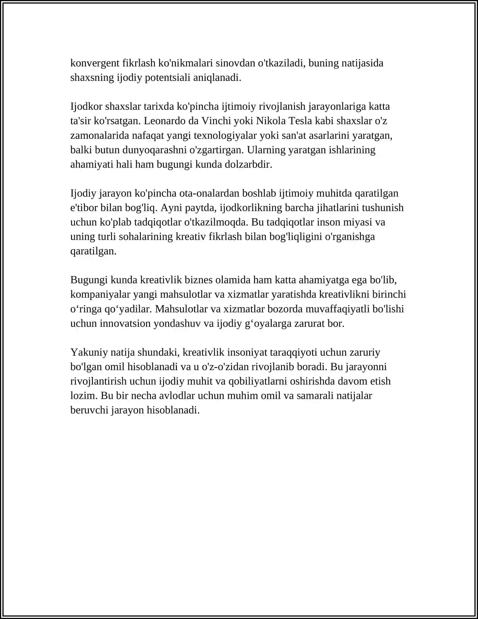 Kreativliknig Nima? 4