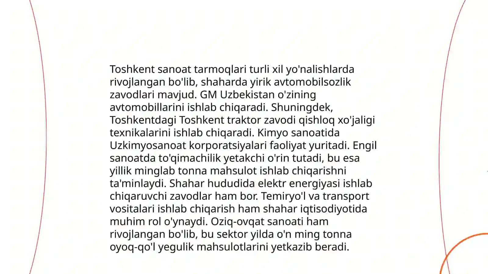 Toshkent va Mirzacho'l iqtisodiy rayonlari 4