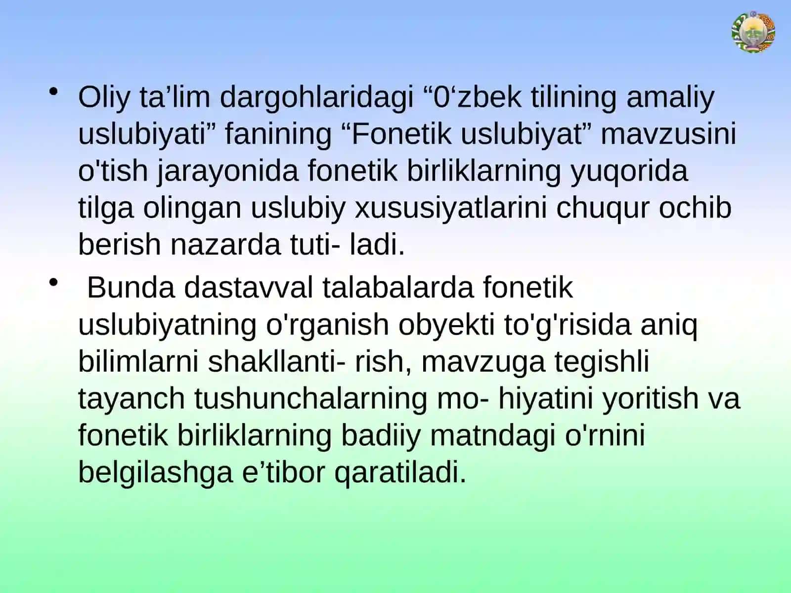 FONOSTILISTIK VOSITALARNING BADIIYMATNDAGI AHAMIYATI 4