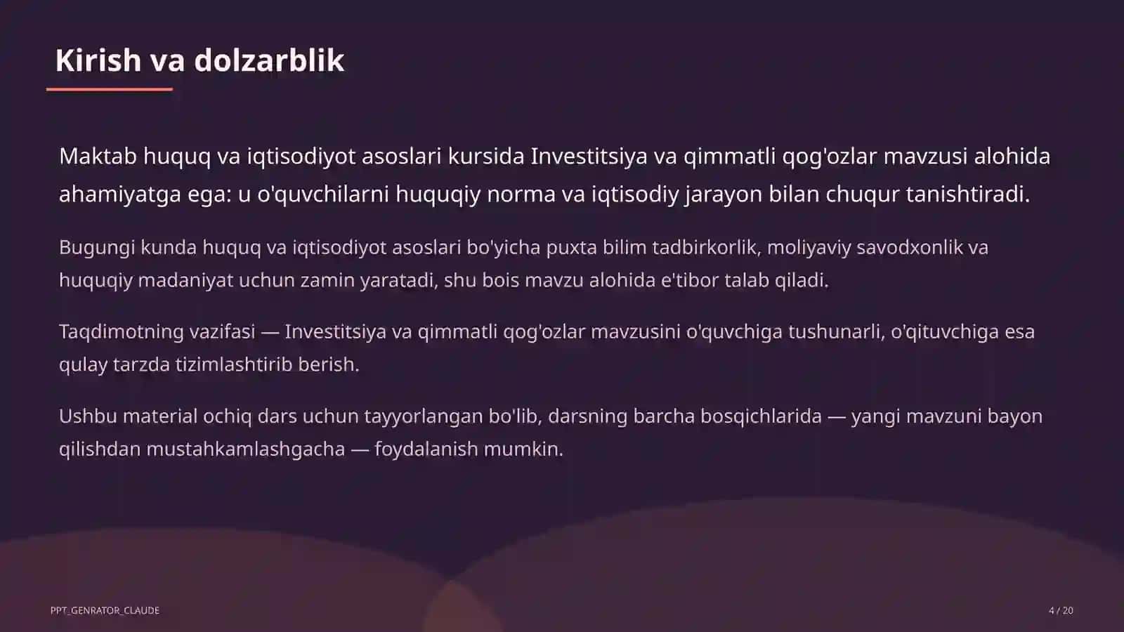 Huquq va iqtisodiyot asoslari (9-11 sinf) 4