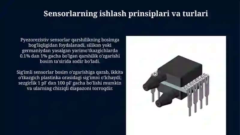 Bosimni o'lchash datchiklari 4