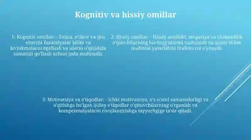 Pedagogik Kompetentlik Shakllantirish Omillar 4