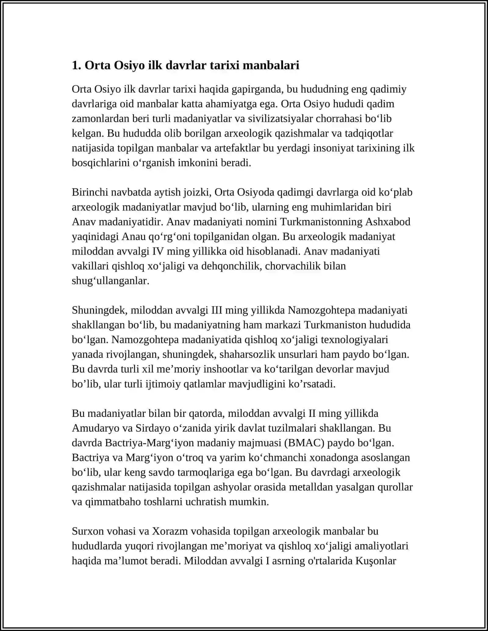ORTA OSIYONING IBITODIY DAVRI TARIXIGA OID BIBLOGRAFIYA ROYHATINI TUZISH 4