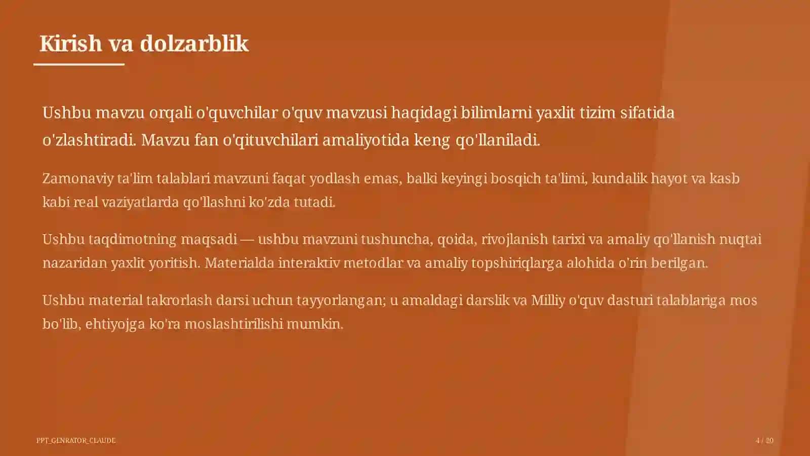 Mezonlar asosida adolatli va shaffof baholash 4