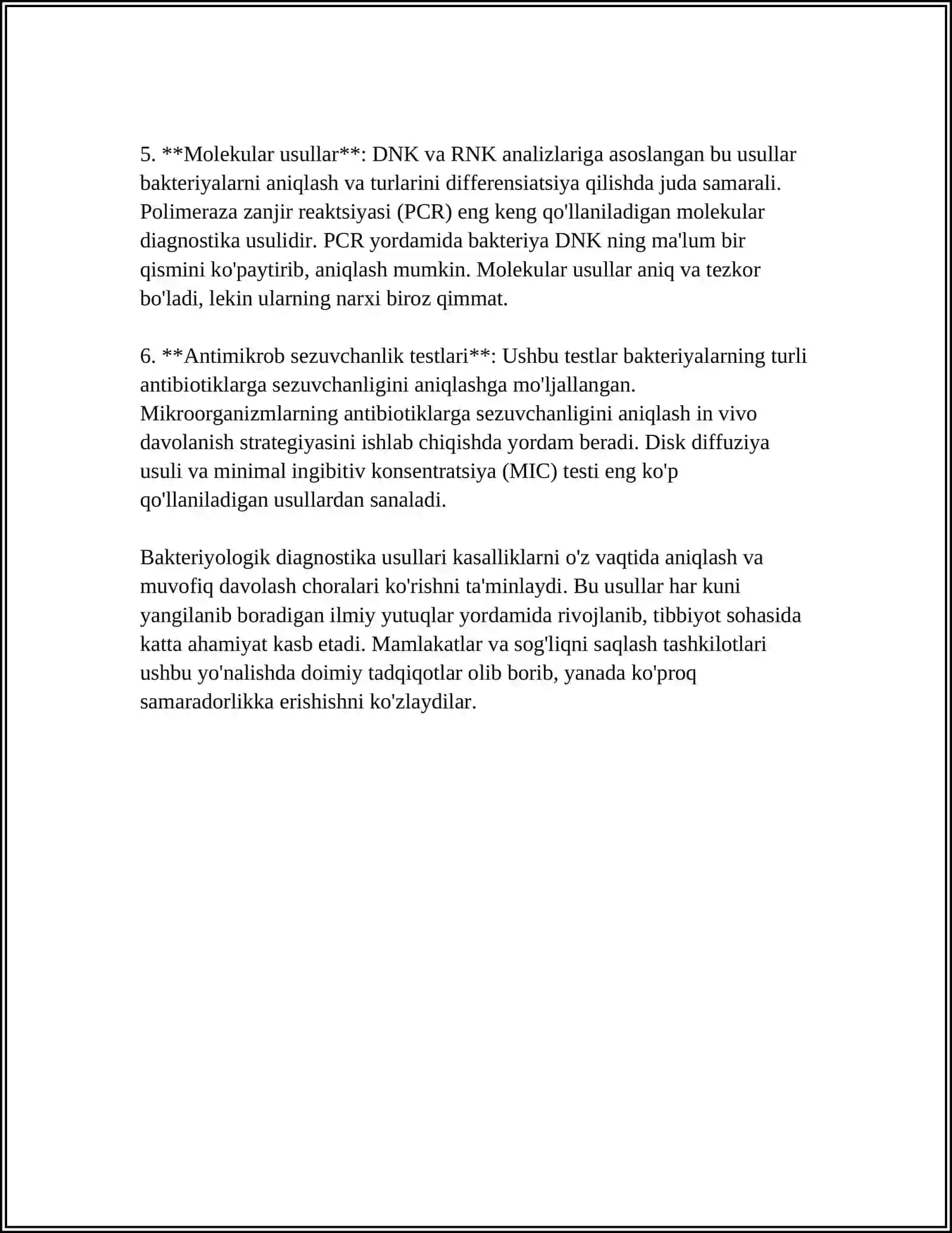 INFEKSION KASALLIKLARNI DIAGNOSTIKA USULLARI 4