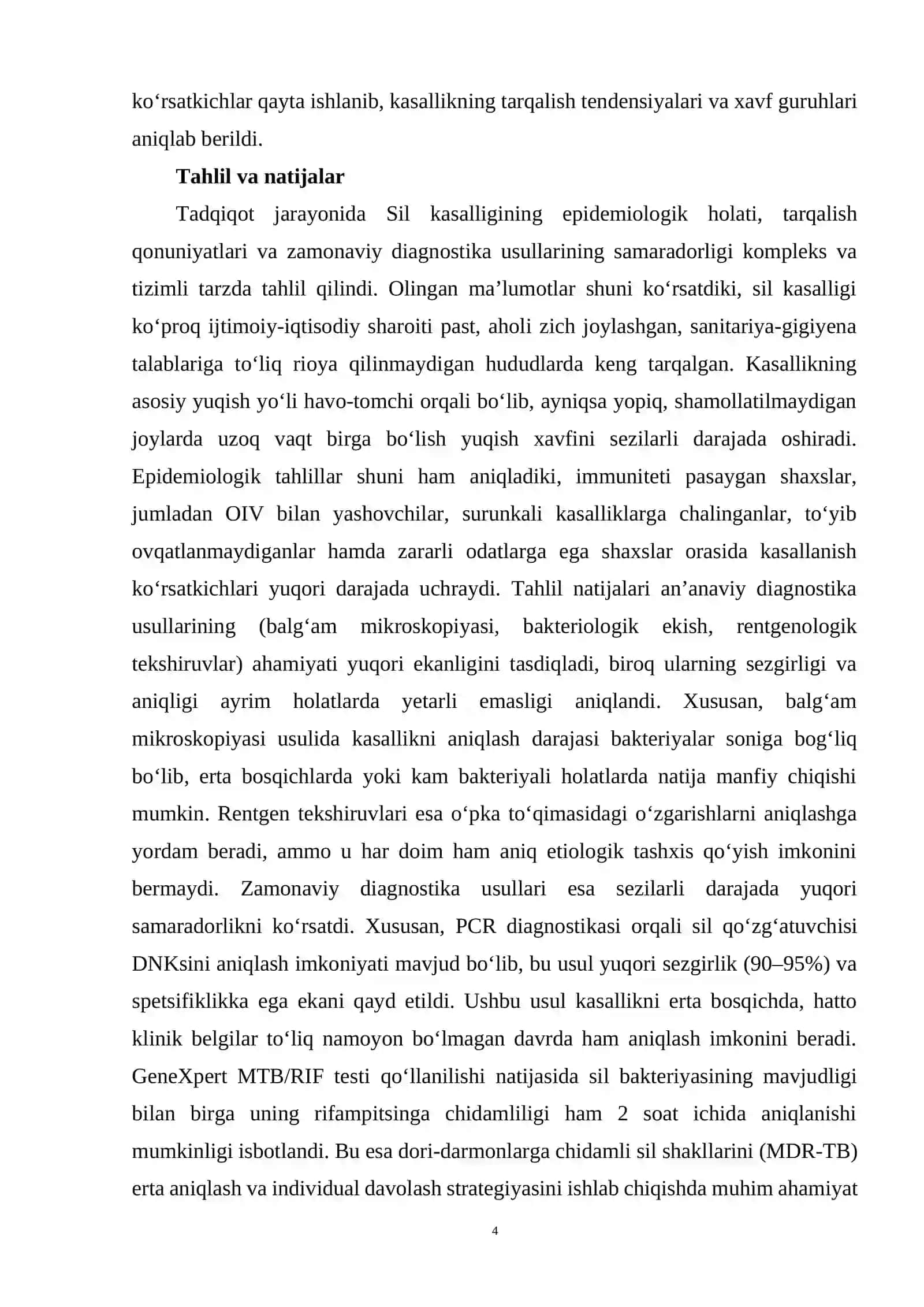 Sil kasalligi epidemiologiyasi va tashxis qoʻyish 4