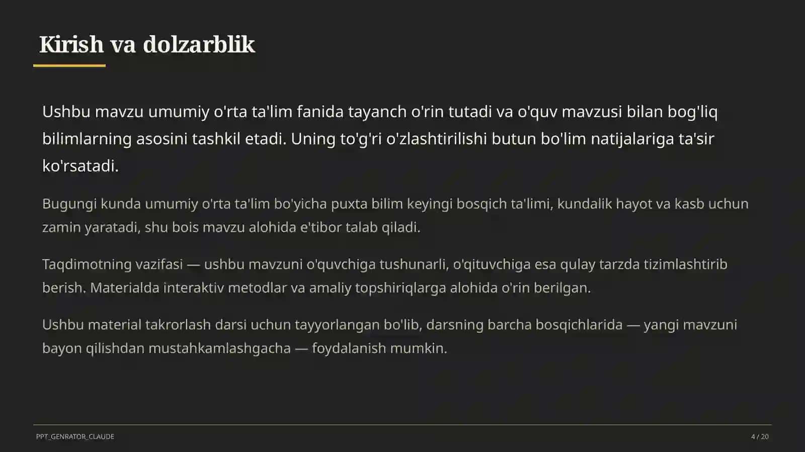 Yuqori sinflarda sun'iy intellekt darslari: nimani va qanday o'qitamiz? 4