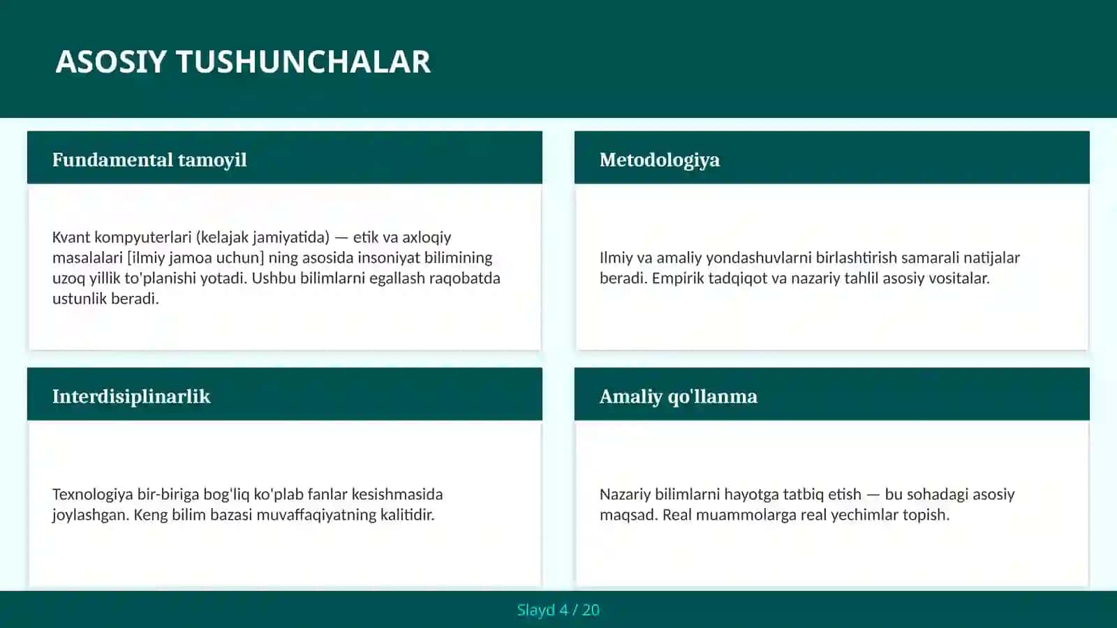 Kvant kompyuterlari (kelajak jamiyatida) — etik va axloqiy masalalari [ilmiy jamoa uchun] 4