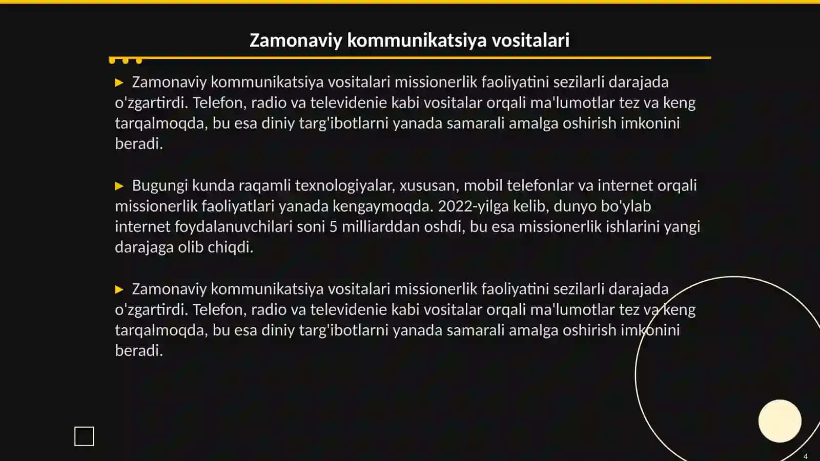 Missionerlik targʻiboti usul va vositalarning zamonaviylashuvi 4