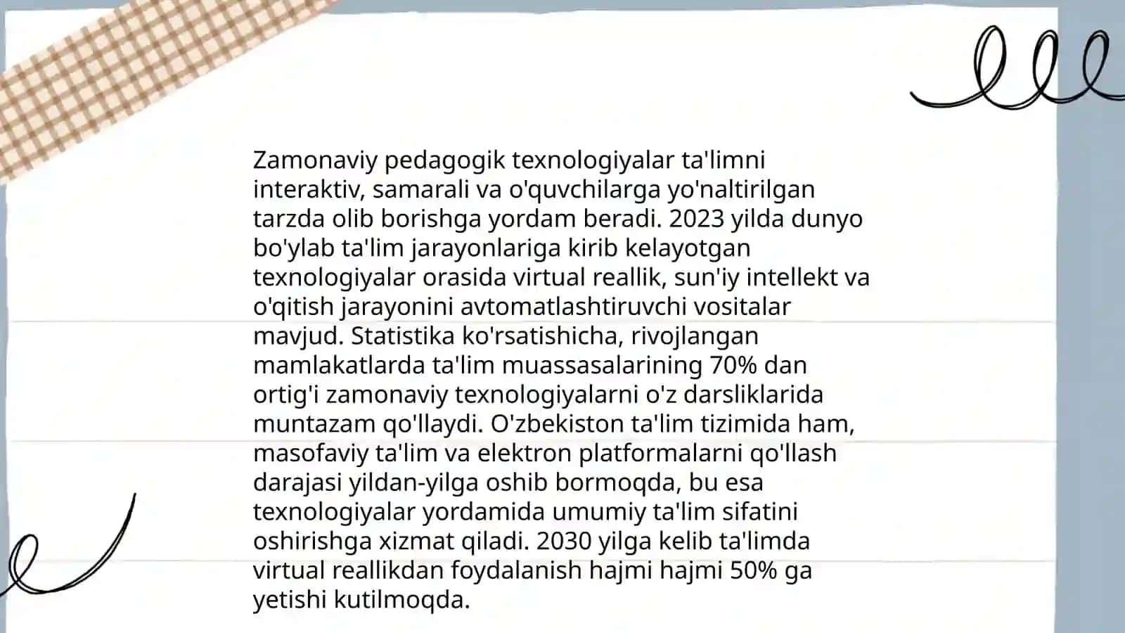 Pedagogik texnika haqida ma'lumot 4