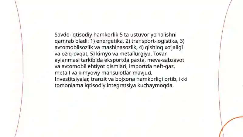 Oʻzbekiston va Qozogʻiston munosabatlari 4