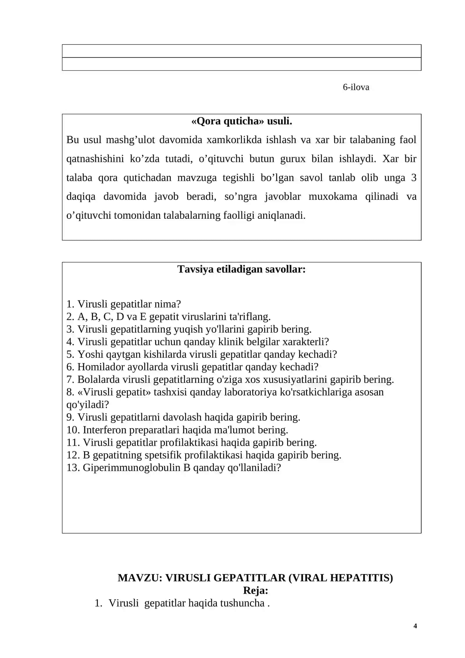 Virusli gepatitlar 4