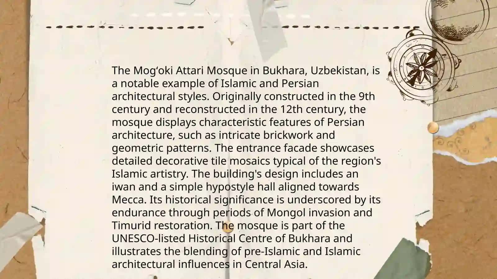 Mogʻoki Attar. Bukhara 4