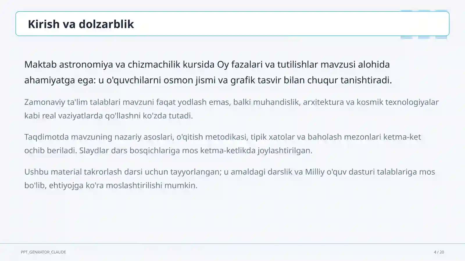 Oy fazalari va tutilishlar (9-sinf) 4