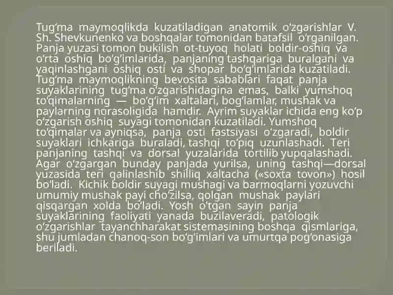 TUG’MA MAYMOQLIK 4
