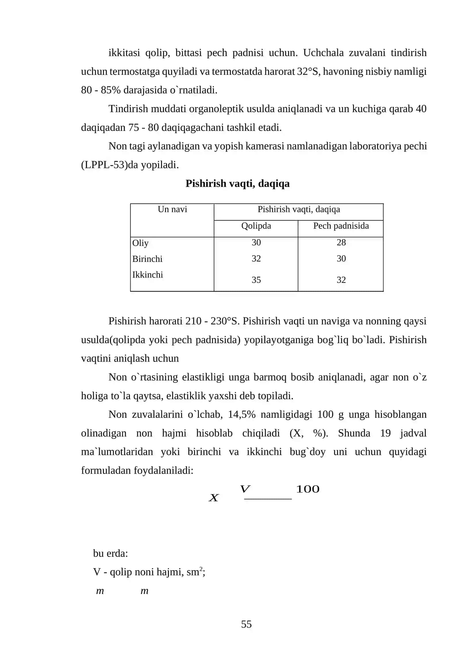 UNNING NONBOBLIK XUSUSIYATLARINI ANIQLASH 4