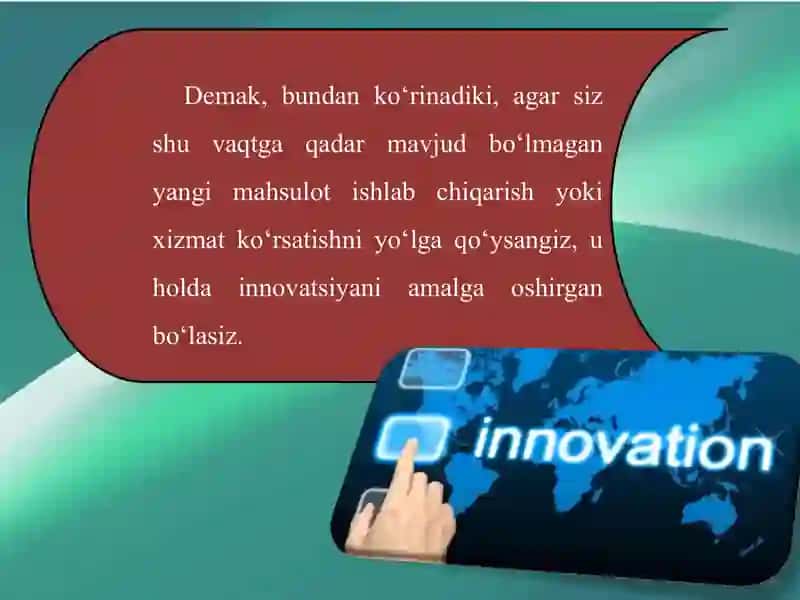 INNOVATSION FAOLIYAT 4