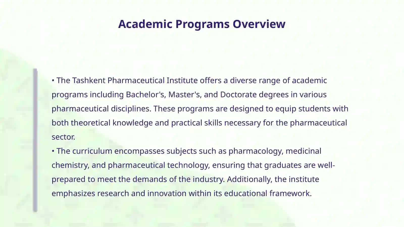 Tashkent Pharmaceutical Institute 4