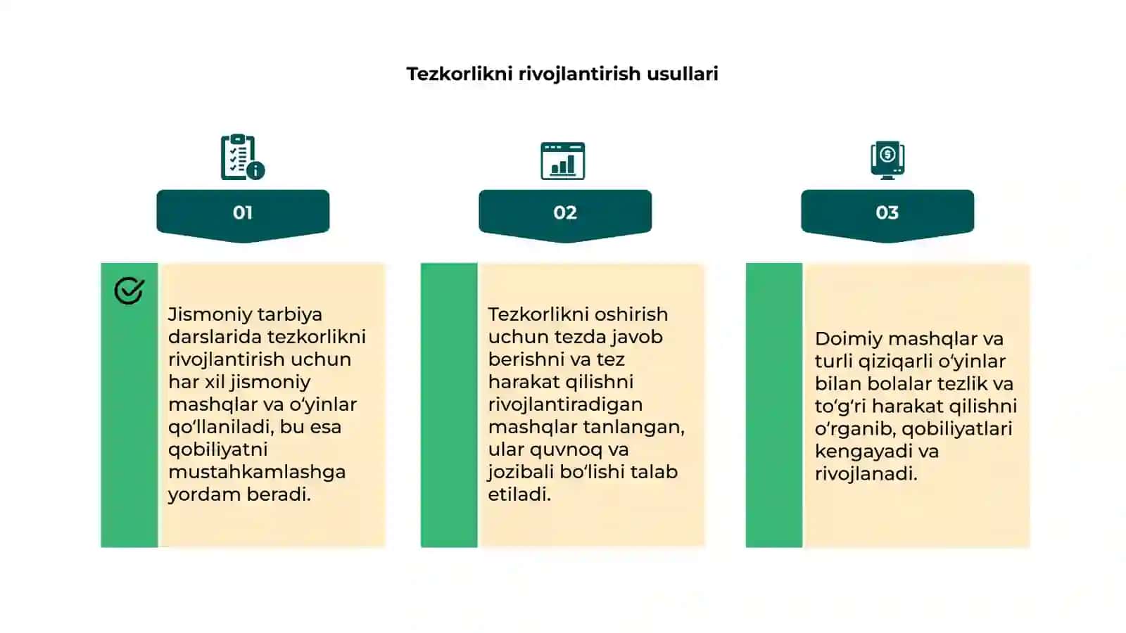 Jismoniy tarbiya darslarida tezkorlik qobiliyatlarini tarbiyalash 4