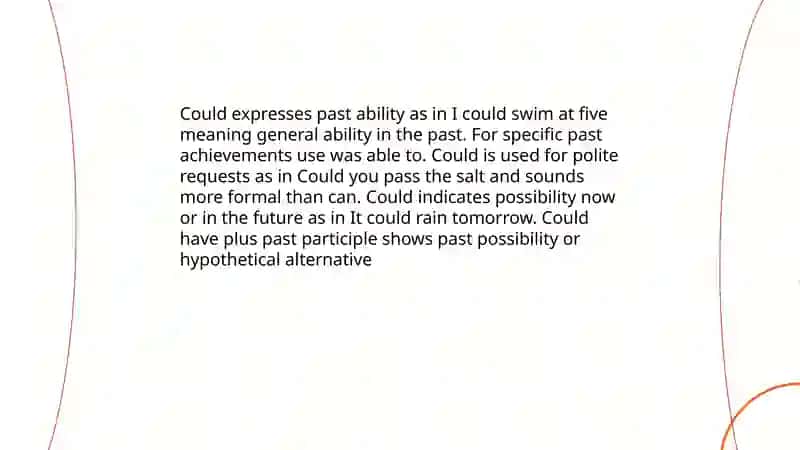 Modal verbs 4
