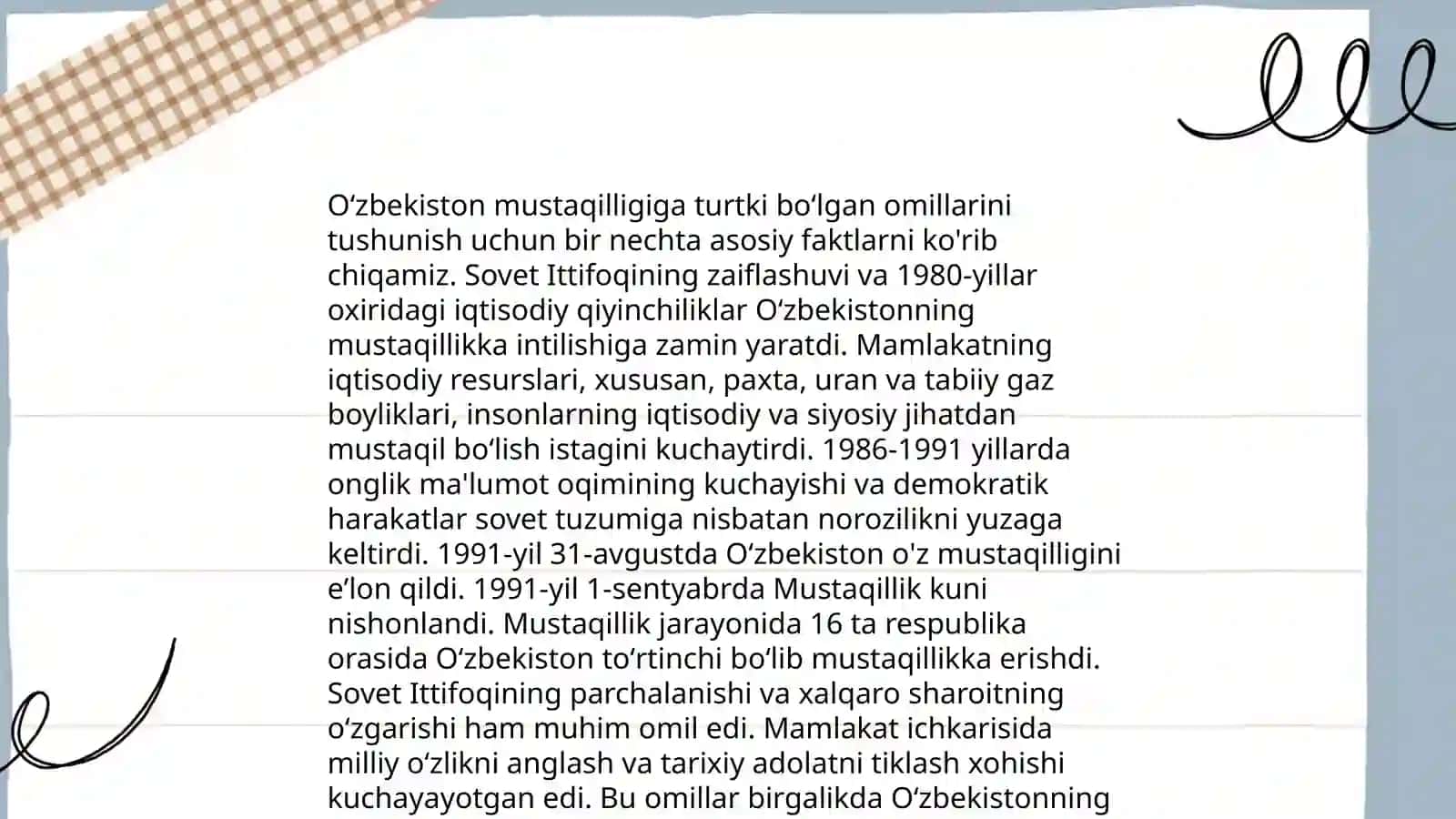 Oʻzbekistonda mustaqillik gʻoyalarining tarixiy asoslari 4