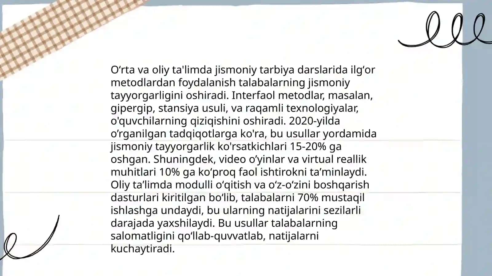 O’rta-maxsus professional ta’limda jismoniy tarbiyaning maqsadi 4