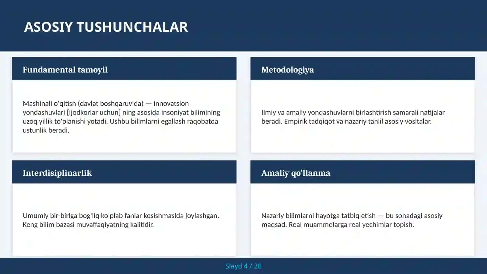 Mashinali o'qitish (davlat boshqaruvida) — innovatsion yondashuvlari [ijodkorlar uchun] 4