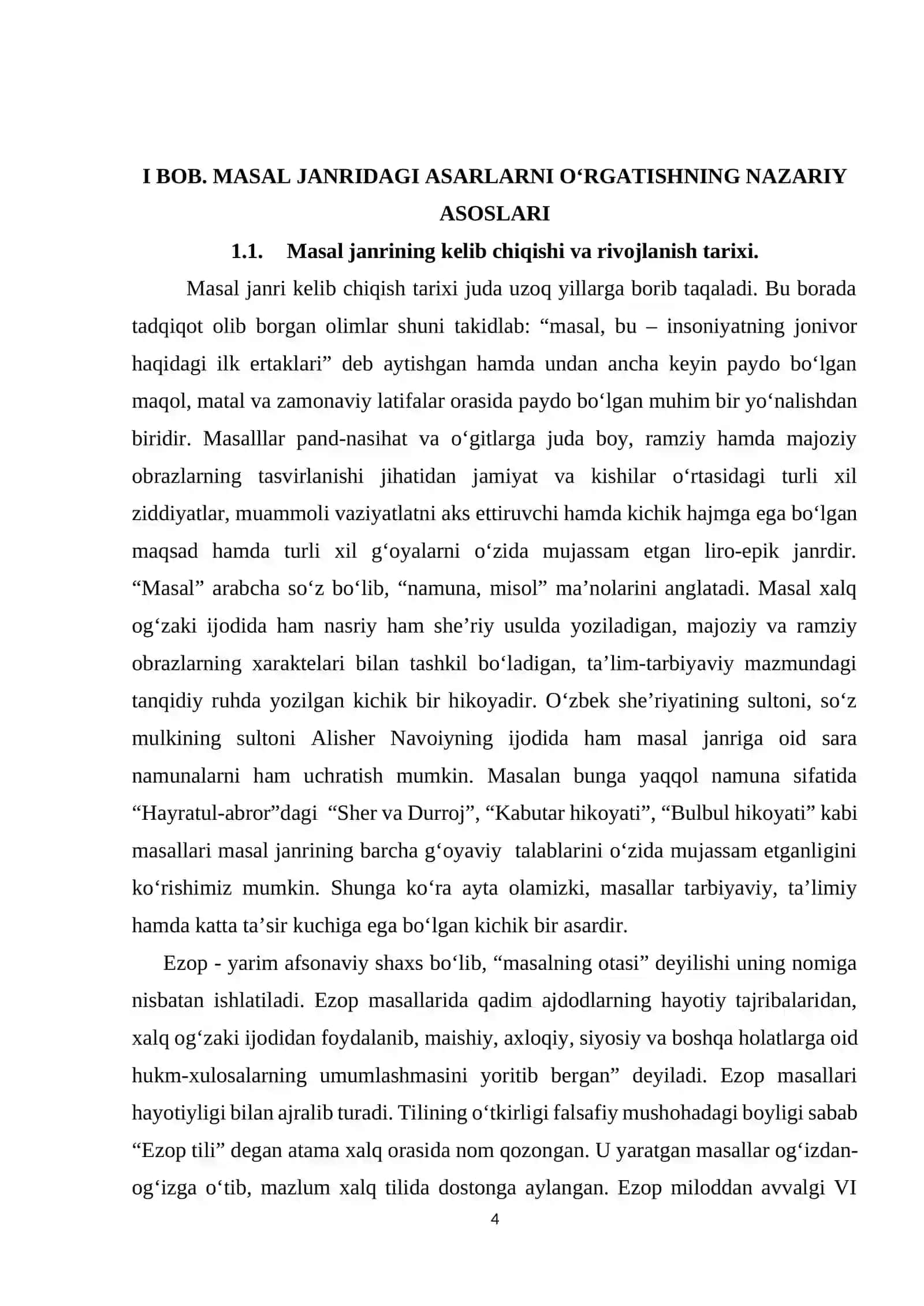 Masal janridagi asarlarni o'qitish metodikasi 4