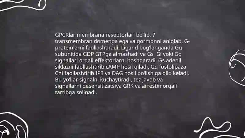 Gormonlarning nishon hujayralarga ta'sir mexanizmi 4