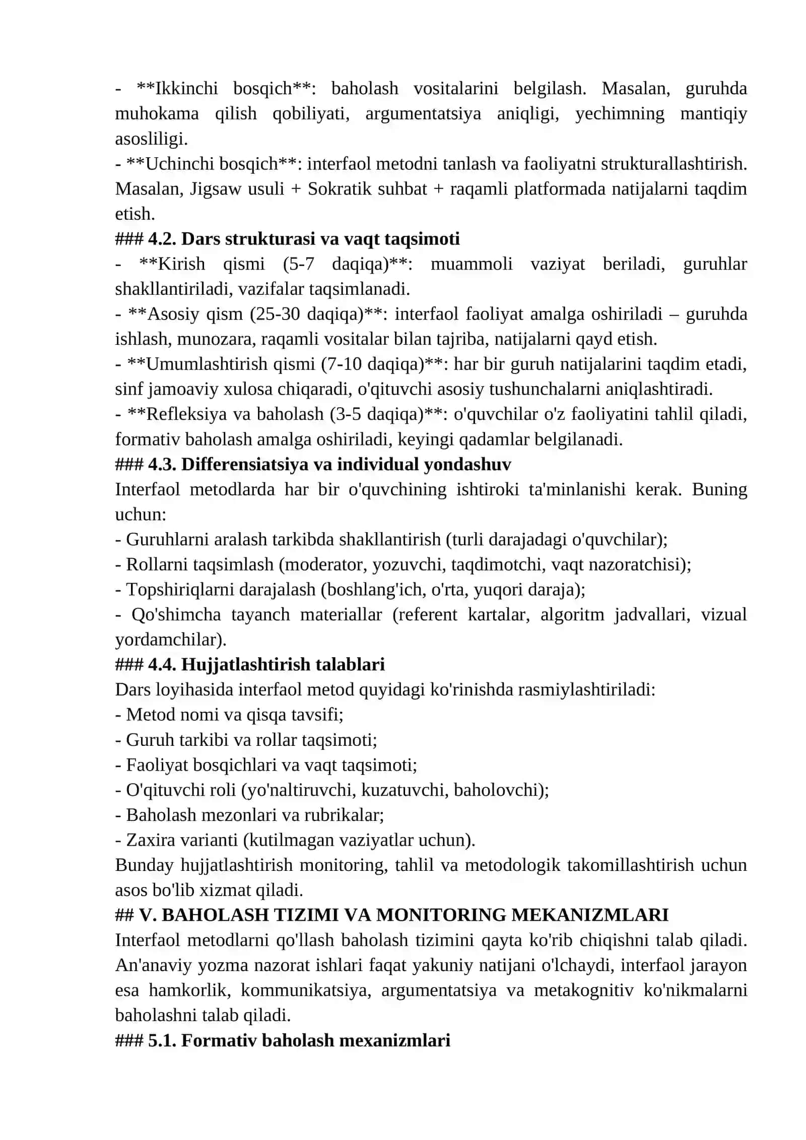 MATEMATIKA TA'LIMIDA INTERFAOL METODLARNING QO'LLANILISHI: NAZARIY ASOSLAR, METODOLOGIYA VA AMALIY INTEGRATSIYA 4