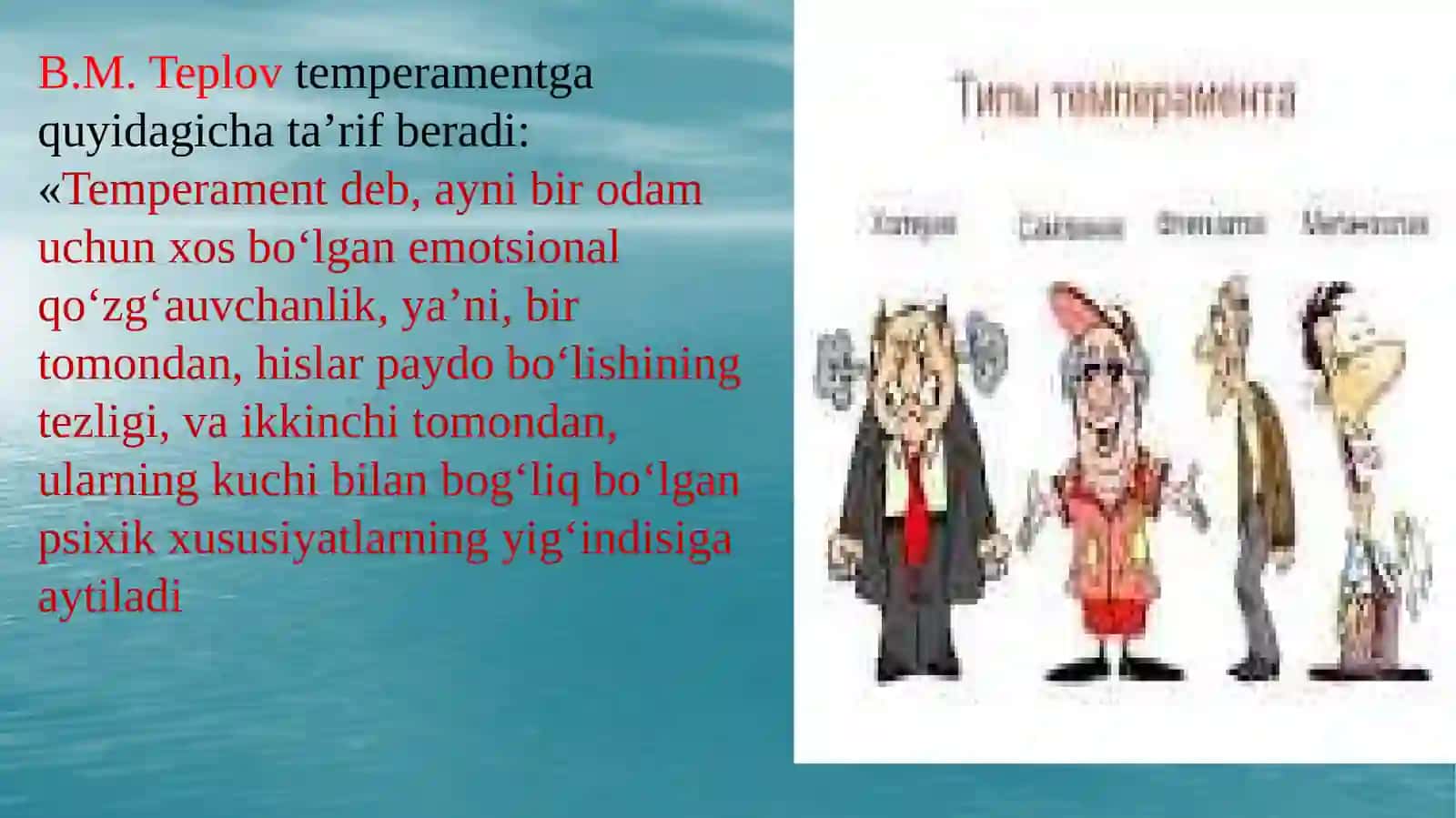 ТЕМПЕРАМЕНТЛАР 4