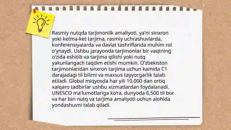 Rasmiy nutq uslubi va rasmiy ish yuritish oʻziga xos tomonlari 4
