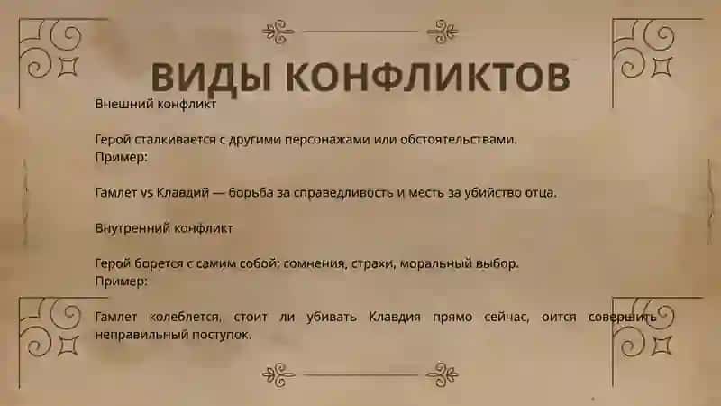 АНАЛИЗ КОНФЛИКТА В ДРАМАТУРГИЧЕСКОМ ПРОИЗВЕДЕНИИ 4