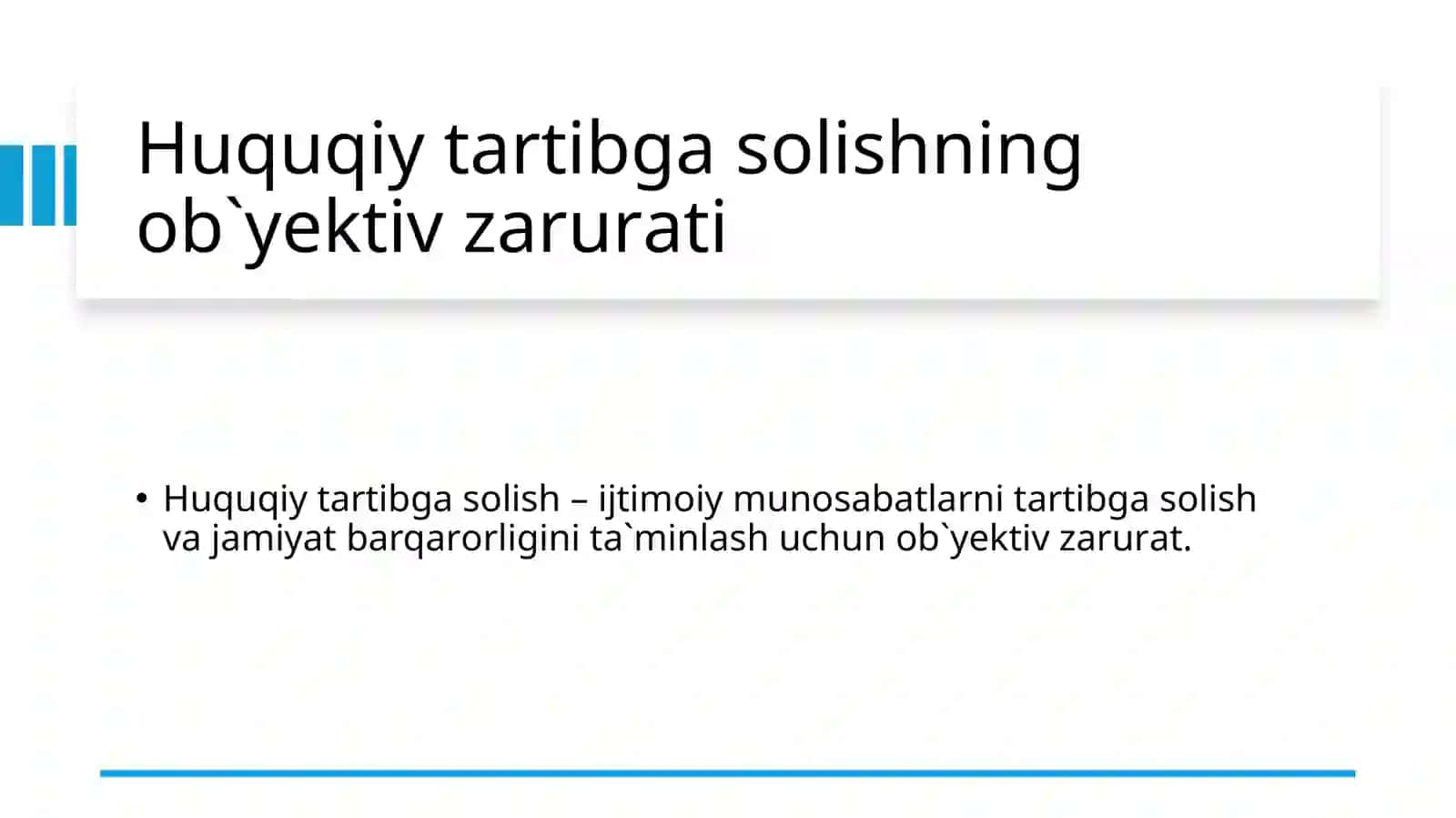 Huquqiy Tаrtibgаsоlish Tushunchаsi 4
